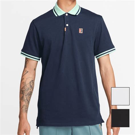 nike tennis polo materials